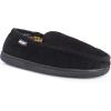 imageMuk Luks Mens Corduroy Moccasin with Flannel LiningBlack
