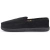 imageMuk Luks Mens Corduroy Moccasin with Flannel LiningBlack