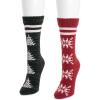 imageMUK LUKS Womens 2 Pair Pack Pointelle Boot SocksClassic