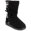 imageMUK LUKS womens Womens Clementine Fashion Boot Ebony 6 US