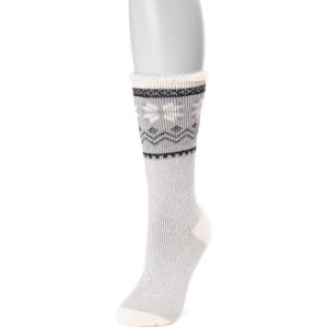 imageMUK LUKS Womens Heat Retainer Thermal SocksLight Grey