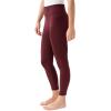imageMUKS LUKS Womens 4quot High Waisted Fleece Lined LeggingsBurgundy