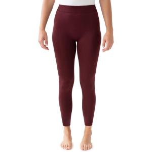 imageMUKS LUKS Womens 4quot High Waisted Fleece Lined LeggingsBurgundy