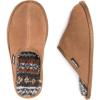 imageMUK LUKS Mens Dave Printed Berber Suede Scuff SlipperTan