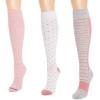 imageMUK LUKS Womens Cotton Compression KneeHigh SocksPink