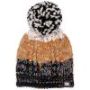 imageMUK LUKS Womens Colorblock Stripe Cable BeanieEbony  Space Dye Marl