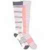 imageMUK LUKS Womens Cotton Compression KneeHigh SocksGreyPink