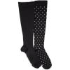 imageMUK LUKS womens 2 Pair Pack Nylon Compression Knee High SocksEbonyDot