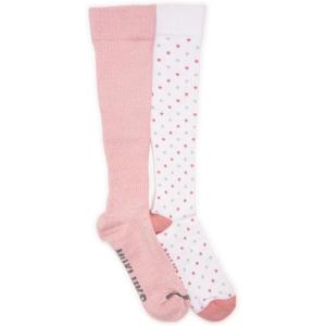 imageMUK LUKS Womens Cotton Compression KneeHigh SocksBlush