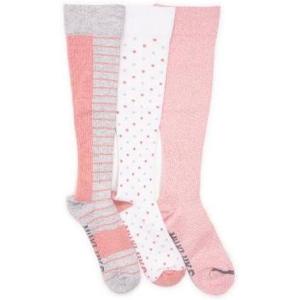imageMUK LUKS Womens Cotton Compression KneeHigh SocksPink