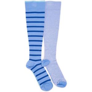 imageMUK LUKS womens 2 Pair Pack Nylon Compression Knee High SocksBlue