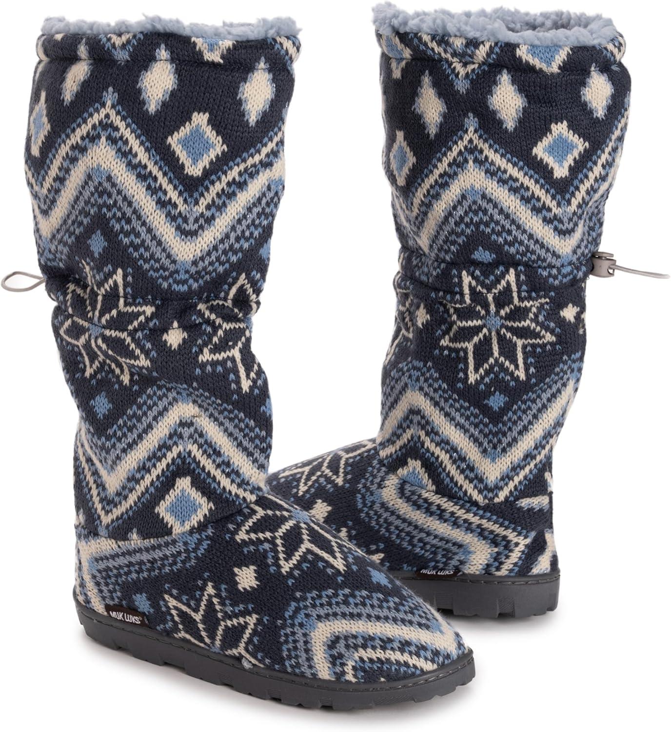 imageMUK LUKS Womens Tabbi Toggle SlipperTwilight