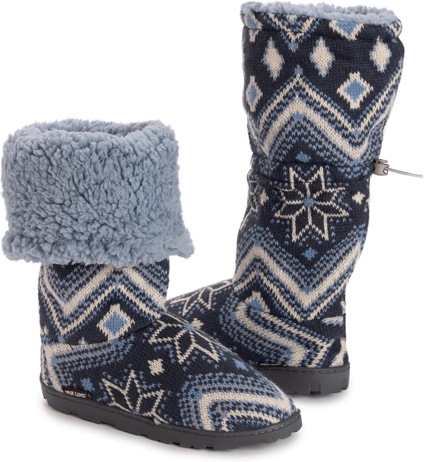 imageMUK LUKS Womens Tabbi Toggle SlipperTwilight