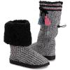 imageMUK LUKS Womens Tabbi Toggle SlipperBlackWhite
