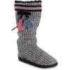 imageMUK LUKS Womens Tabbi Toggle SlipperBlackWhite