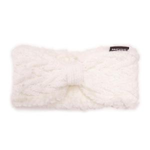 imageMUK LUKS Womens Butterfly Brushed Poly Cable Headband Ivory OSIvory
