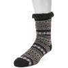 imageMUK LUKS Mens Cabin SocksBlackGrey