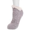 imageMUK LUKS Womens Shortie Cabin SockGreyViolet