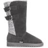 imageMUK LUKS womens Essentials Womens Jean BootsFashion BootGrey Cable