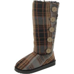imageMUK LUKS womens MalenaBootsBlack Plaid