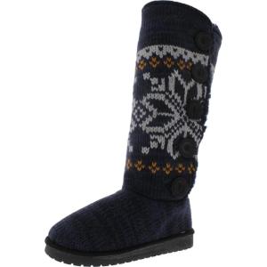 imageMUK LUKS womens MalenaBootsNavy Snowflake