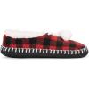 imageMUK LUKS Womens Pom Ballerina Slippers SockRedBlack