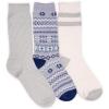 imageMUK LUKS womens Boot Socks 3 Pair PackIcy Blue