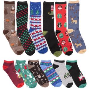 imageMUK LUKS Mens 12 Days of Christmas SocksMulti