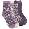 imageMUK LUKS womens Womens 4 Pair Pack Holiday Boot SocksPurple