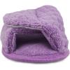 imageMUK LUKS Womens Micro Chenille Adjustable Open Toe Full Foot SlipperLavender