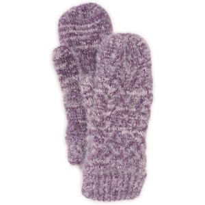 imageMUK LUKS Womens Chenille Eyelash Mix MittenBoysenberry