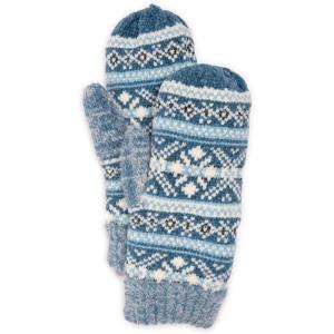 imageMUK LUKS Womens Chenille Eyelash Mix MittenTeal Multi