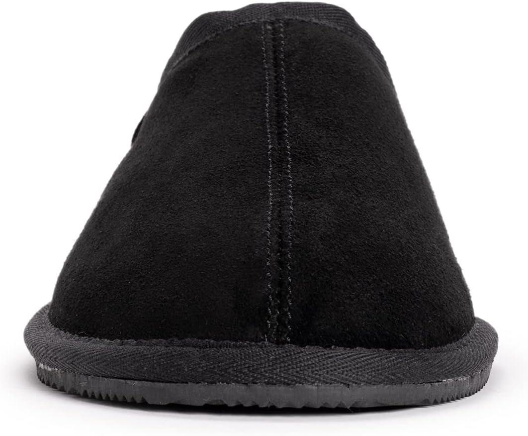 imageMUK LUKS mens Muk Luks Mens Dave Printed Berber Suede ScuffBlack
