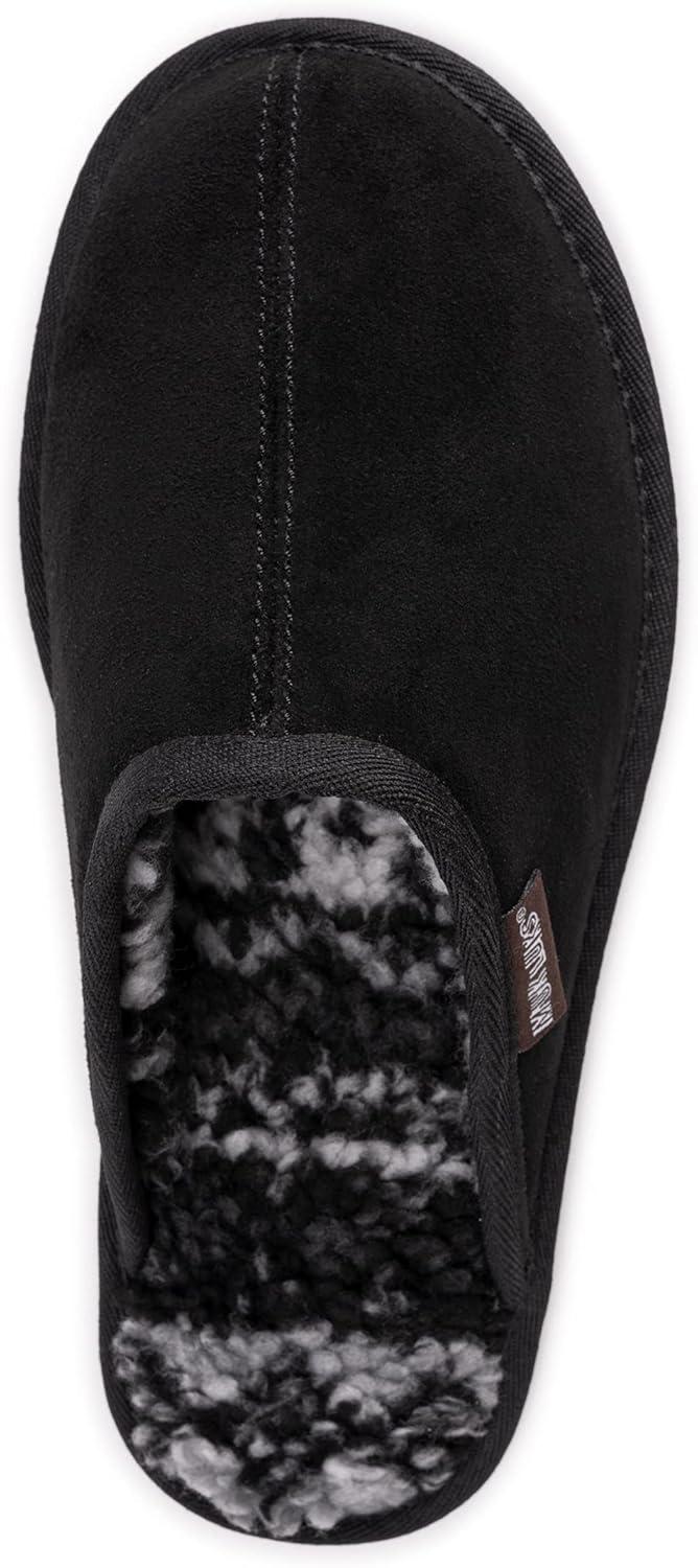 imageMUK LUKS mens Muk Luks Mens Dave Printed Berber Suede ScuffBlack