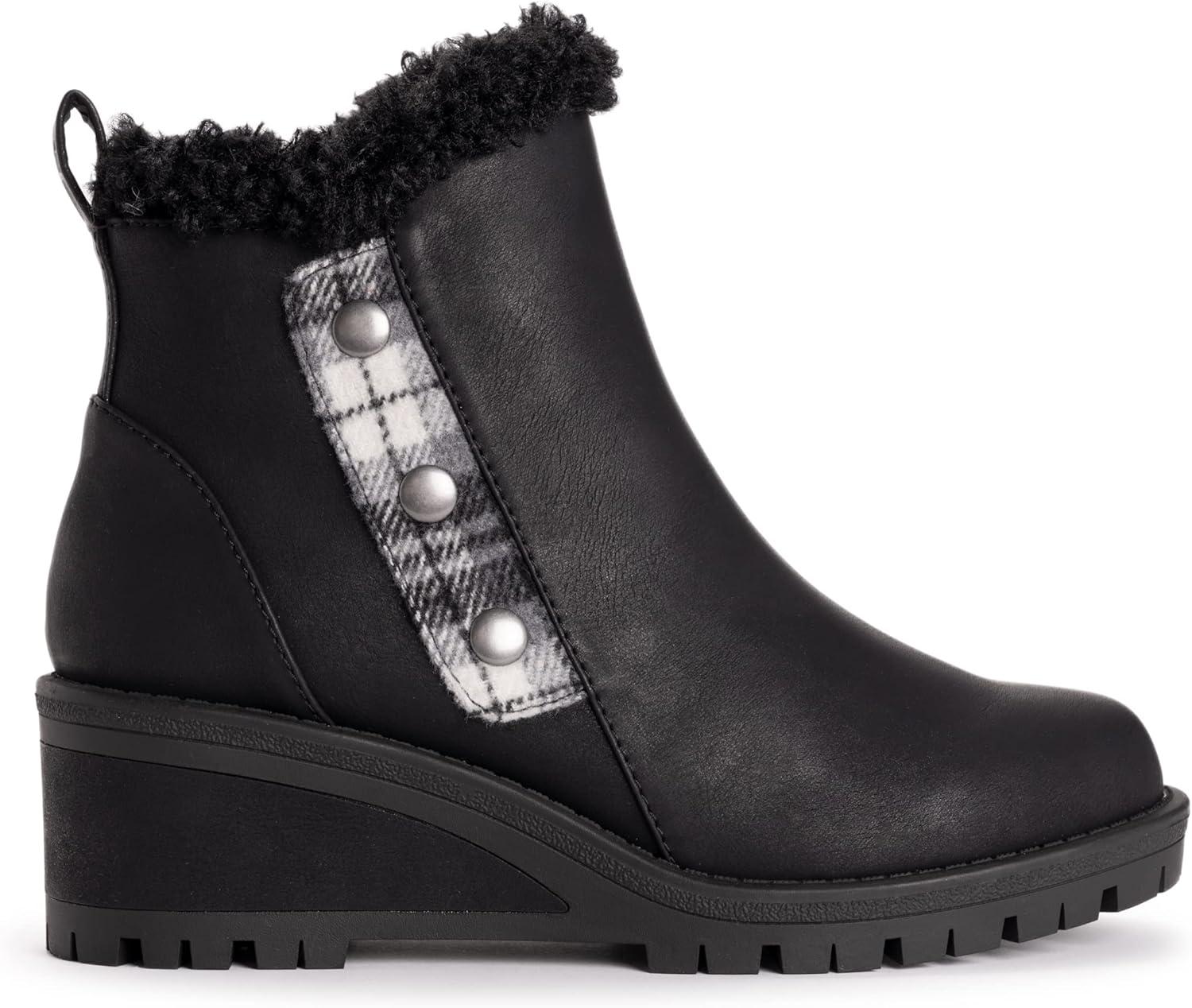 imageMUK LUKS womens Norway HaldenBlackWhite