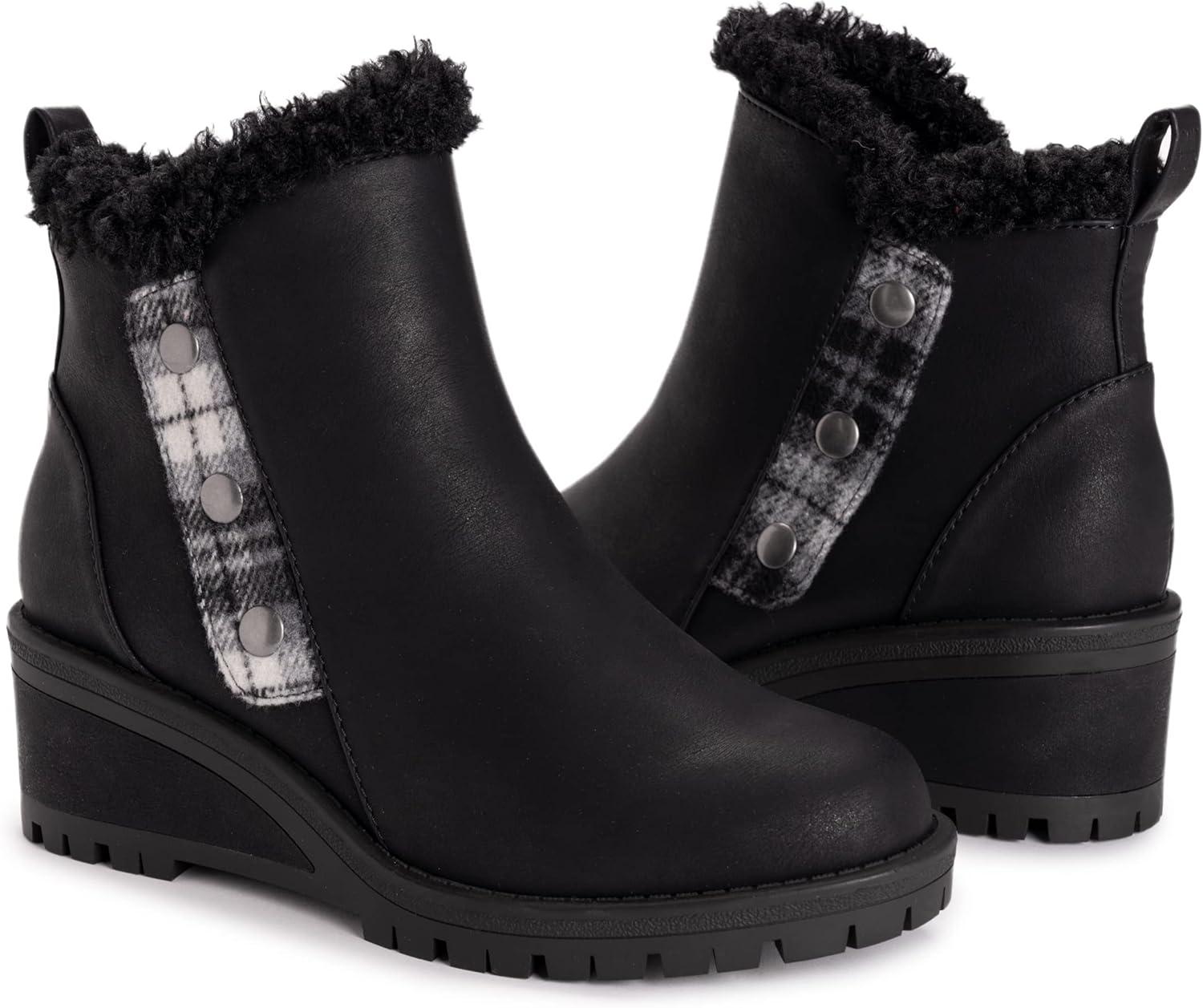 imageMUK LUKS womens Norway HaldenBlackWhite