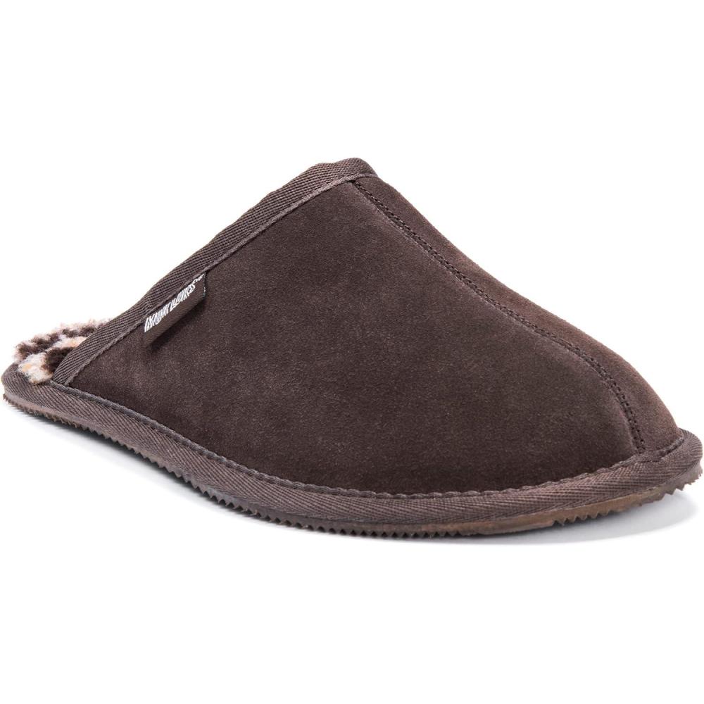 imageMUK LUKS mens Muk Luks Mens Dave Printed Berber Suede ScuffChocolate