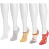 imageMUK LUKS Womens Set of 5 Pickleball No Show SocksBright