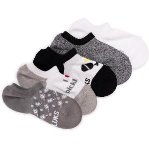 imageMUK LUKS Womens Set of 5 Pickleball No Show SocksBasics
