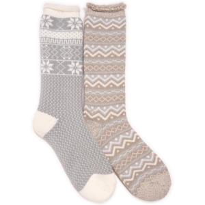 imageMUK LUKS womens Tall Heat Retainers 2 Pair PackNeutral