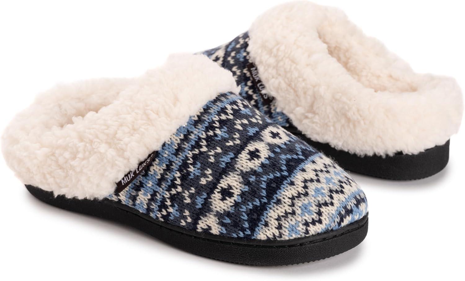 imageMUK LUKS Womens Suzanne Clog SlipperBlue