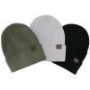 imageMUK LUKS womens 3 Pack BeanieSea TurtleGrey MelangeEbony