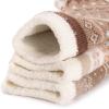 image:imageMUK LUKS womens Tall Cozy Lined Lounge Sock 3 PackPinkBrown Pack