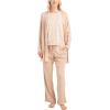 image:imageMUK LUKS 3 Piece Womens Pajamas  Anything Sleep and Lounge Set Matching Long Sleeve Cardigan Conjunto de Pijama Caramel Leopard PS