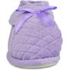 image:imageMUK LUKS womens Womens Micro Chenille Front Flap Adjustable BootSlipperLavender