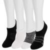 image:imageMUK LUKS Womens 4Pack Dream Step No Show Sock LinerBlackWhite