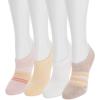 image:imageMUK LUKS Womens 4Pack Dream Step No Show Sock LinerYellowPink