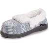 image:imageMUK LUKS Womens Anais Moccasin SlippersSilver Fox