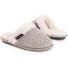 image:imageMUK LUKS Womens Frida Scuff SlippersGreyBrown