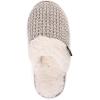 image:imageMUK LUKS Womens Frida Scuff SlippersGreyBrown